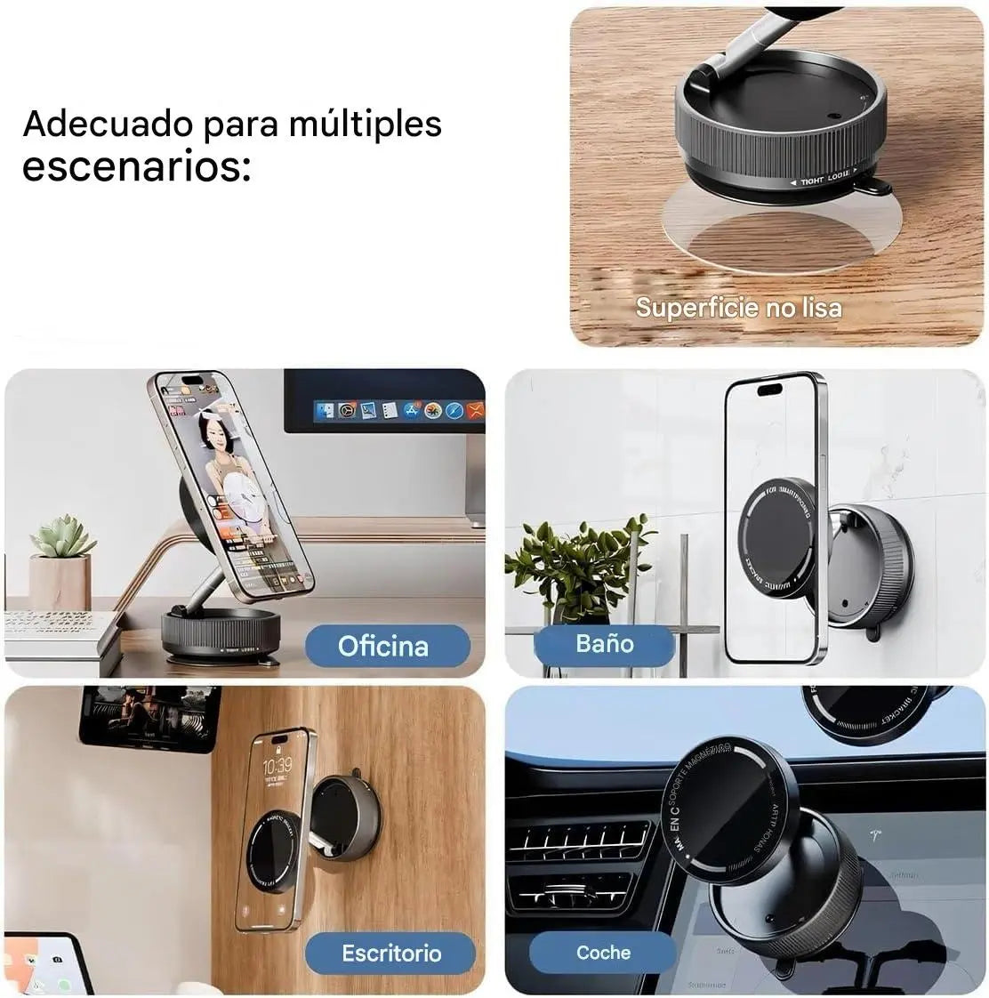Soporte Ultra-Magnético 360: Tecnología de Vacío Dinámica que Desafía la Gravedad 🚀